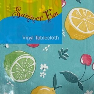 3 Summer Fun Vinyl Tablecloths